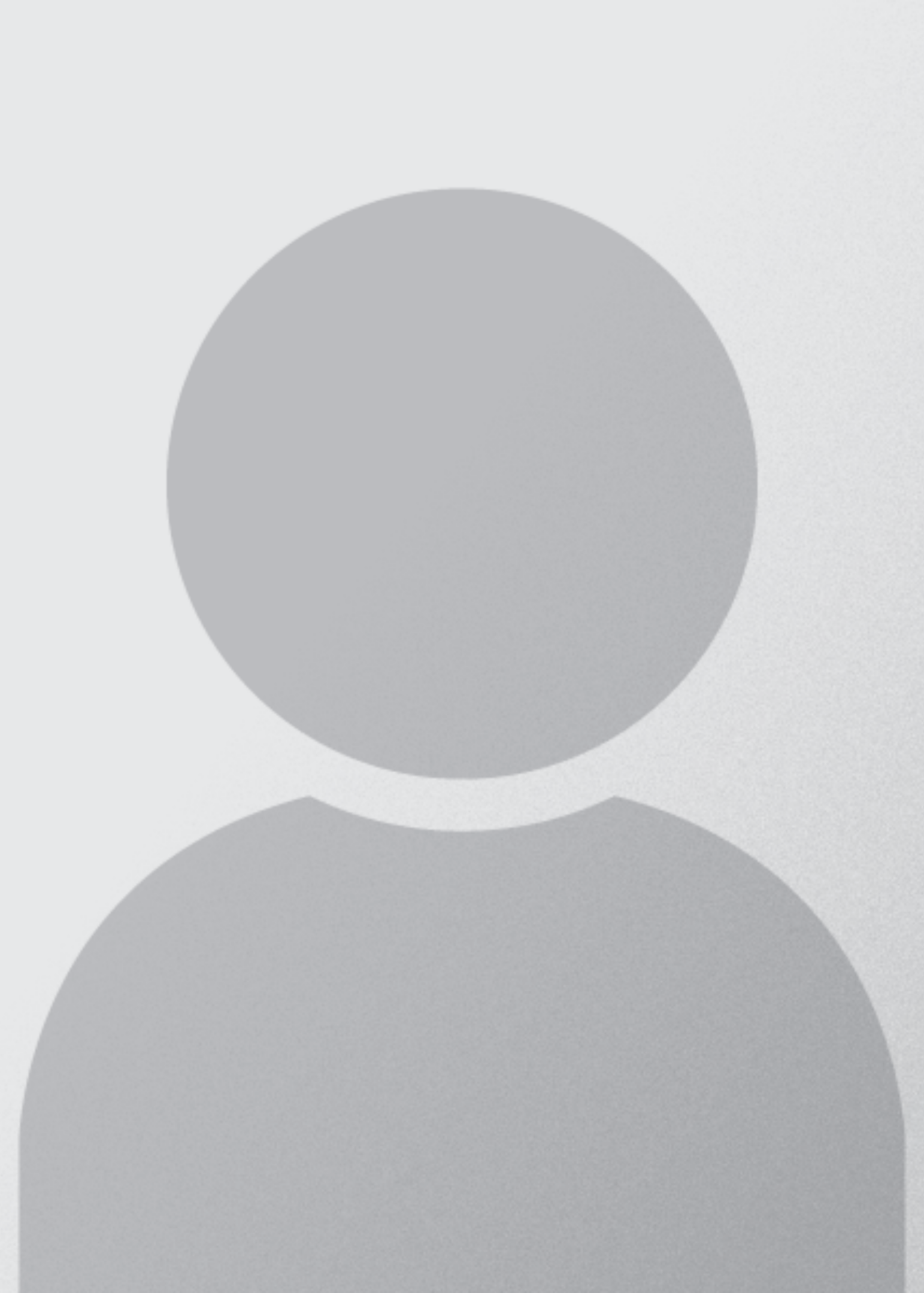 Generic gray user avatar silhouette